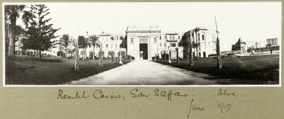 Ramleh Casino, San Stefano, June 1917 by Capt. Arthur Rhodes